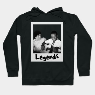 Pele and Maradona Hoodie